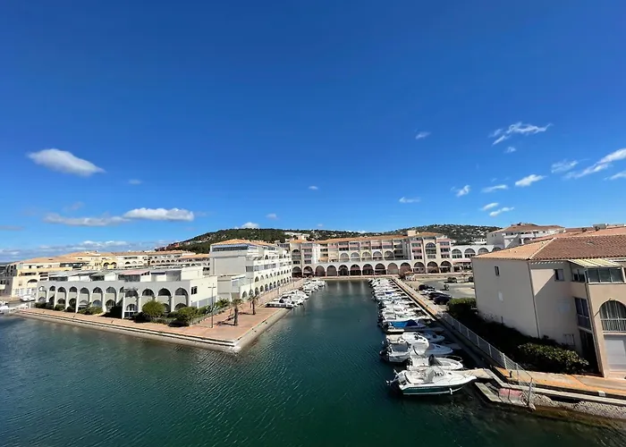 Appartement climatisé pour 6 personnes avec vue sur canal et parking à Sète - FR-1-338-533 Appartement *
