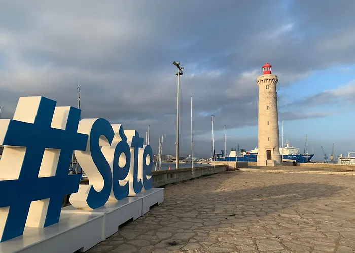 Appartement climatisé pour 6 personnes avec vue sur canal et parking à Sète - FR-1-338-533 Appartement *
