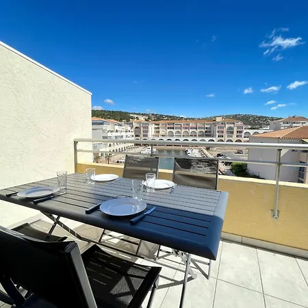 Climatisé Pour 6 Personnes Avec Vue Sur Canal Et Parking à - Fr-1-338-533 Sète