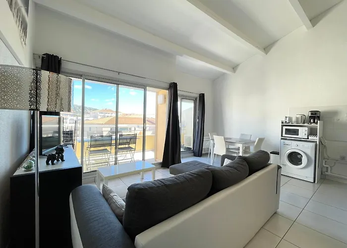Appartement Climatise Pour 6 Personnes Avec Vue Sur Canal Et Parking A Sete - Fr-1-338-533 * Sète